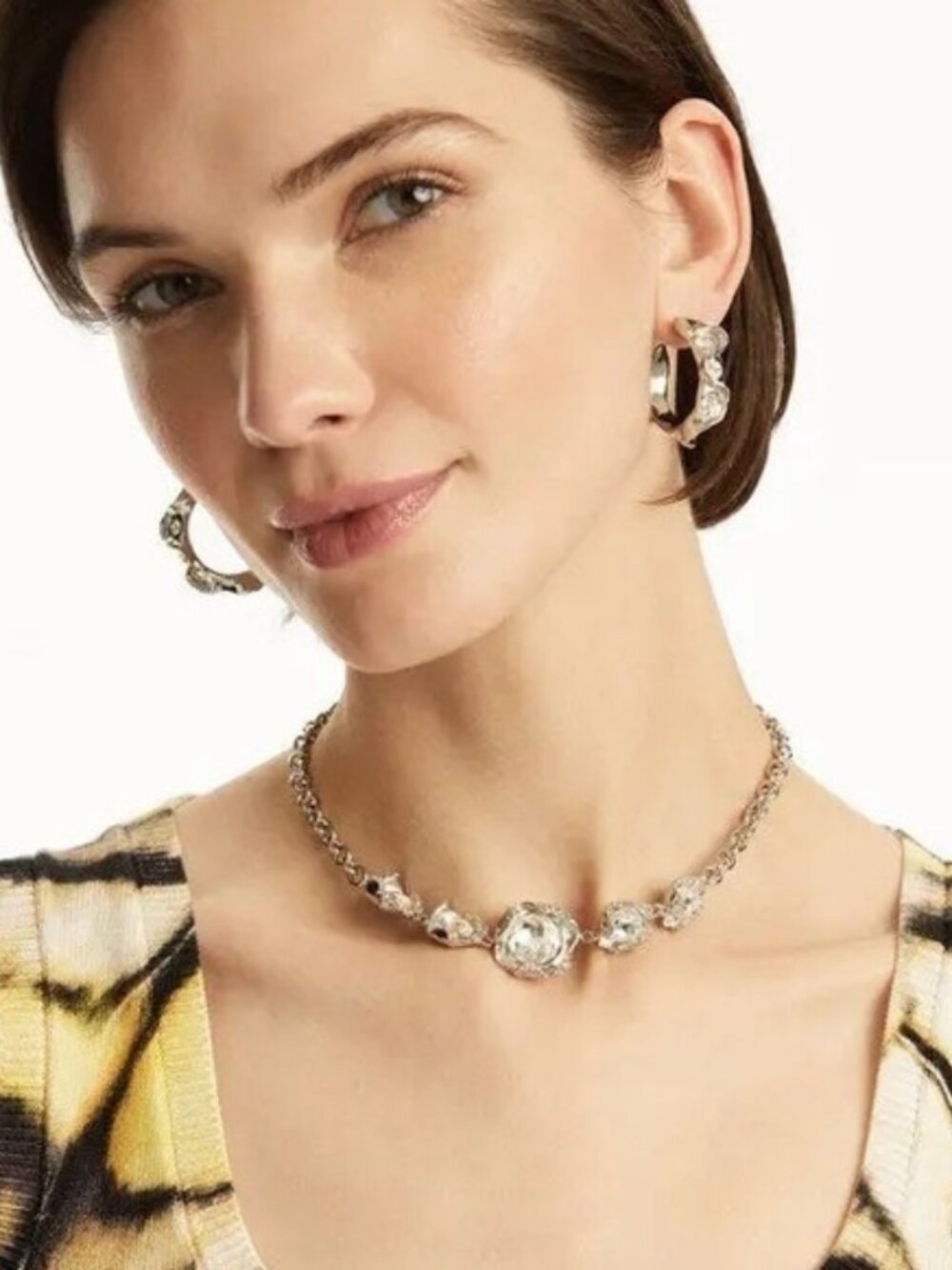 Oscar de la Renta Crystal nest necklace